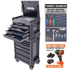 TECH SERIES TOOL KIT - 342PC - METRIC/SAE - DIAMOND BLACK - BONUS EVAS